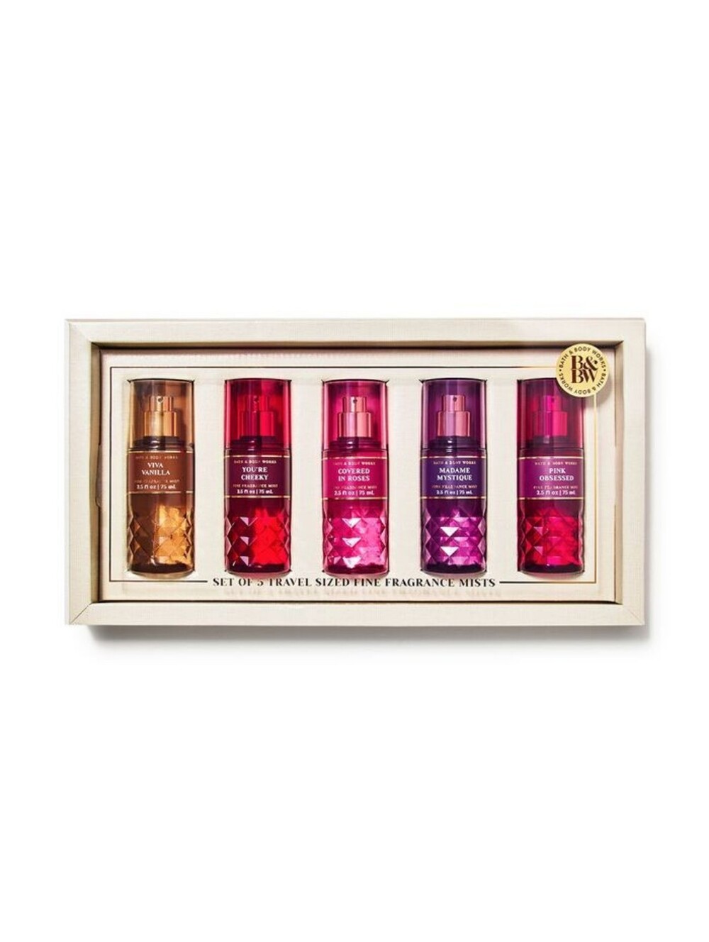 Set Of 5 Travel Viva Vanilla, You're Cheeky, Covered In Roses, Pink Obsessed...